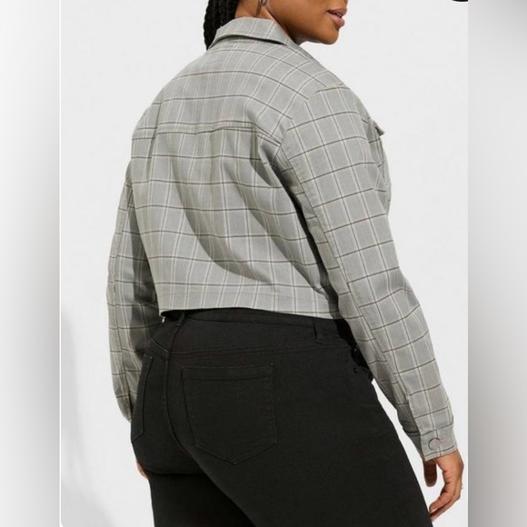 Torrid Super Soft Denim Zip Front Jacket Size 00 ( Medium) - Picture 3 of 4